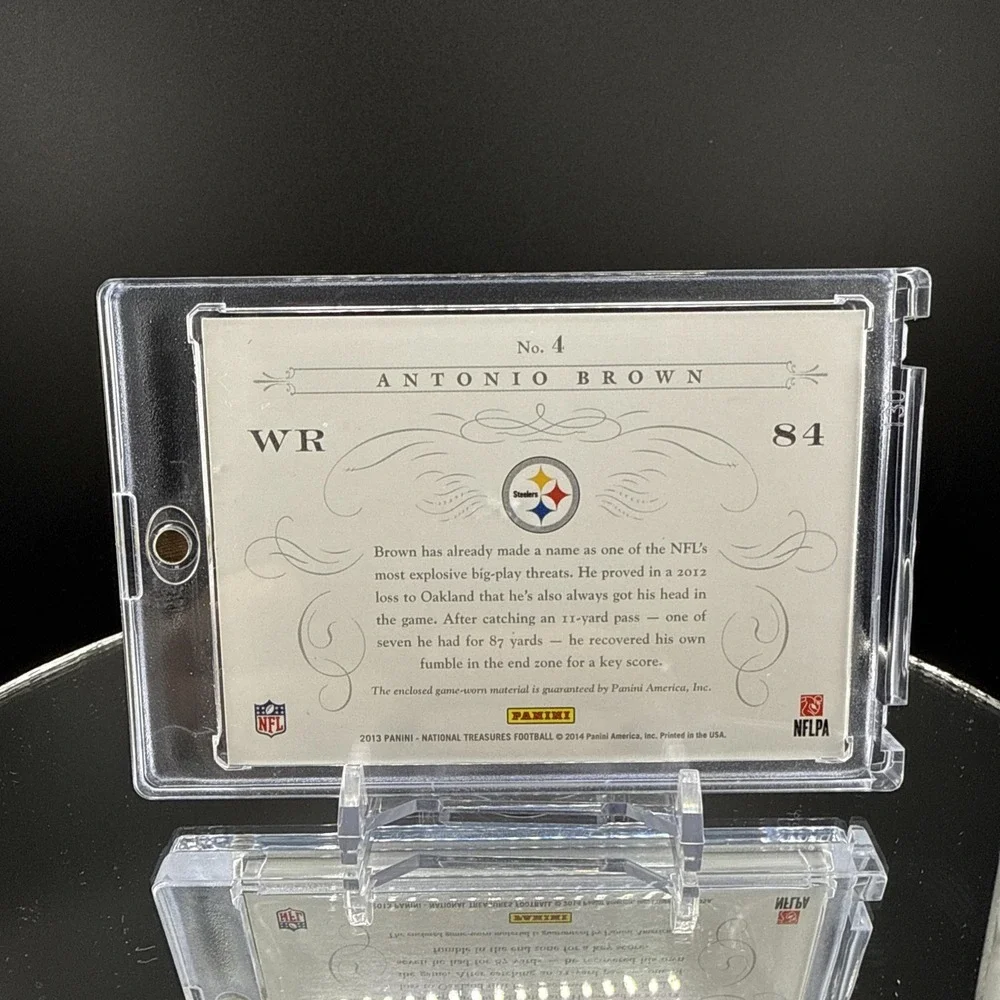 2013 National Treasures Timeline Jersey Steelers Antonio Brown 19/25  SSP